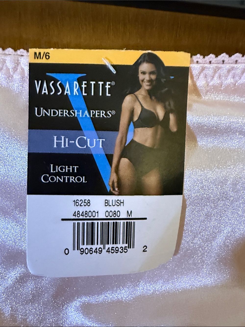 vassarette Light Pink Hi-Cut Ladies Underwear - Picture 2 of 3